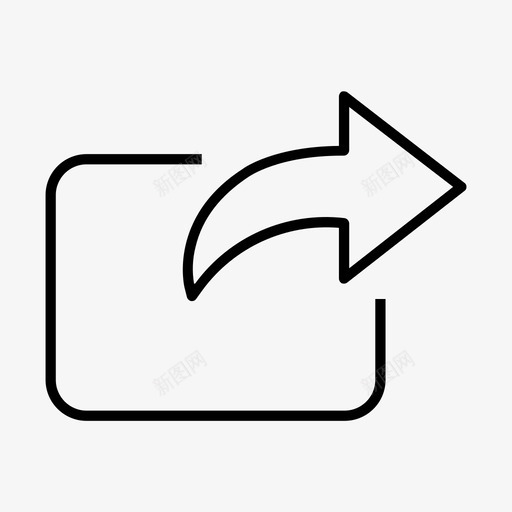 分享出口图标svg_新图网 https://ixintu.com 出口 分享