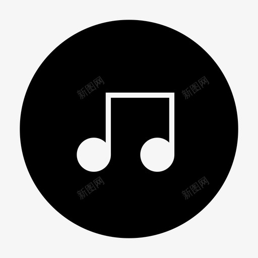 音乐歌曲基本图标2svg_新图网 https://ixintu.com 基本图标2 歌曲 音乐