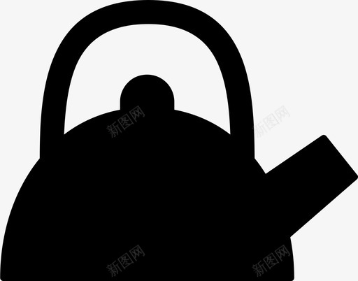 水壶咖啡饮料图标svg_新图网 https://ixintu.com 咖啡 水壶 热水 茶 饮料