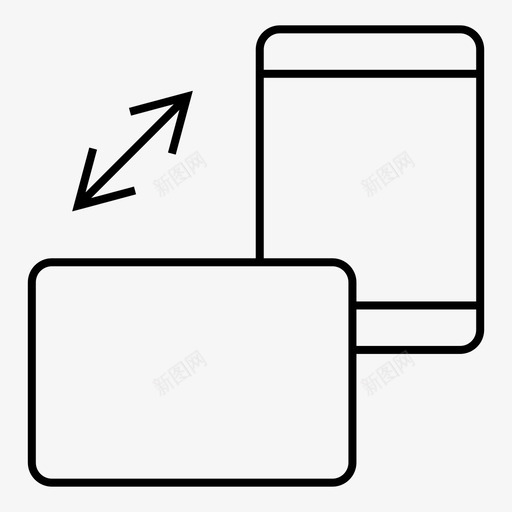 翻盖板平板电脑设备图标svg_新图网 https://ixintu.com 平板电脑 翻盖板 设备