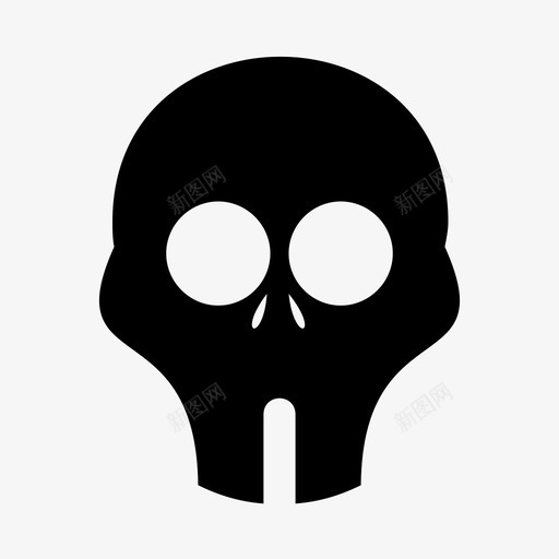 死亡杀戮杀手图标svg_新图网 https://ixintu.com 杀戮 杀手 死亡 骷髅
