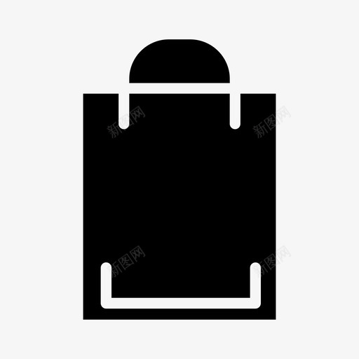 购物袋商业超市图标svg_新图网 https://ixintu.com 商业 购物袋 超市