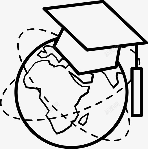 在线教育研究生在线课程图标svg_新图网 https://ixintu.com 在线学校 在线教育 在线课程 技术教育 研究生 网站