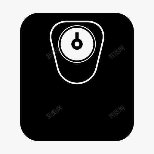 体重秤体重医院图标svg_新图网 https://ixintu.com 体重 体重秤 医学字形 医院