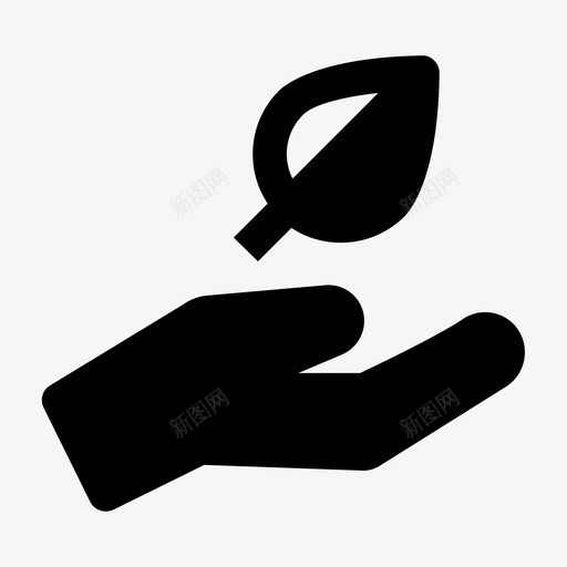 自然保护生态拯救图标svg_新图网 https://ixintu.com 拯救 树木 生态 自然保护