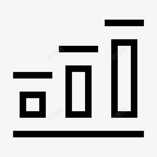 垂直项目符号图分析数据图标svg_新图网 https://ixintu.com 分析 可视化 图表 垂直项目符号图 数据 统计