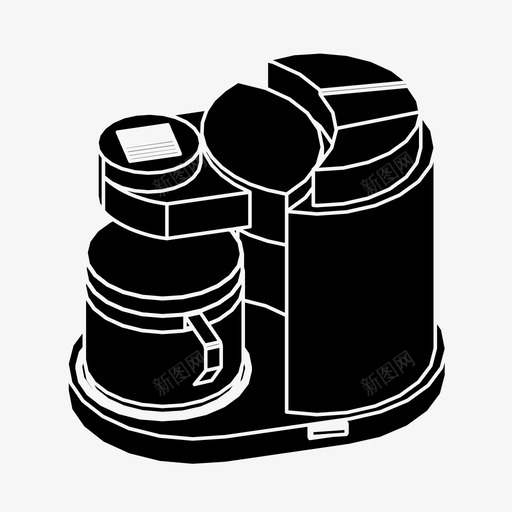 咖啡机早餐咖啡图标svg_新图网 https://ixintu.com 咖啡 咖啡机 小家电 早餐