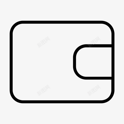钱包开支钱图标svg_新图网 https://ixintu.com 工资 开支 钱 钱包