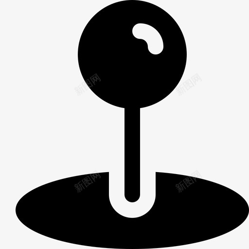 固定位置目的地点图标svg_新图网 https://ixintu.com 固定位置 地图位置实体图标 点 目的地