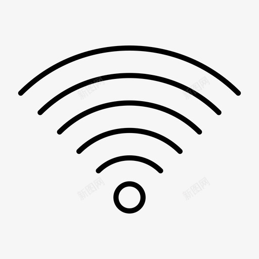 wifiwifi连接wifi互联网图标svg_新图网 https://ixintu.com wifi wifi互联网 wifi信号 wifi符号 wifi连接