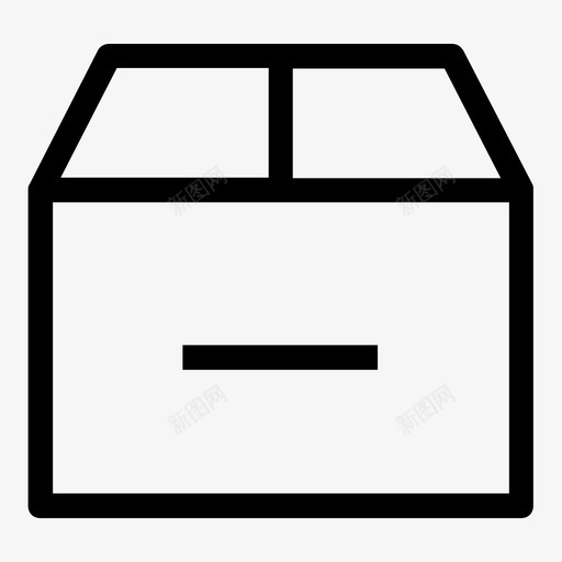箱子快递快递箱图标svg_新图网 https://ixintu.com 包裹 快递 快递箱 箱子