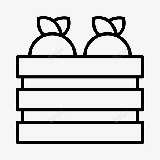 农产品农贸市场新鲜图标svg_新图网 https://ixintu.com 农产品 农贸市场 小贩 新鲜 水果