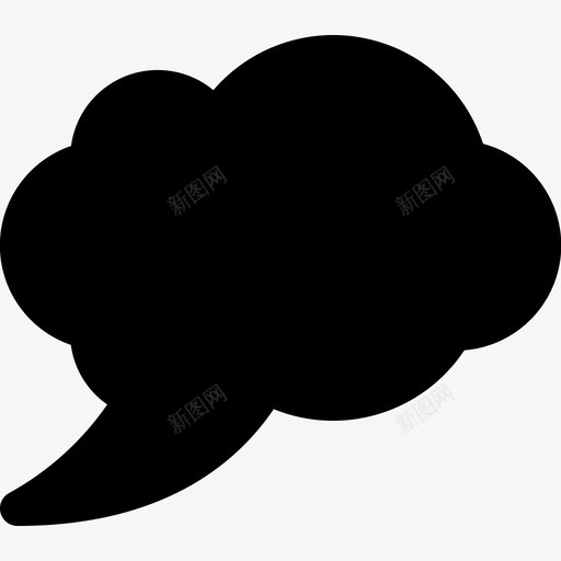 聊天泡泡贴纸交流对话图标svg_新图网 https://ixintu.com 交流 回复 对话 聊天泡泡贴纸 语音泡泡 语音泡泡实心图标
