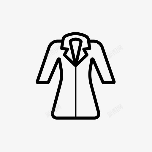 衬衫衣服上衣图标svg_新图网 https://ixintu.com 上衣 布套3 衣服 衬衫