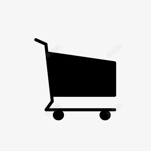 购物车杂货车杂货店图标svg_新图网 https://ixintu.com 杂货店 杂货车 购物车