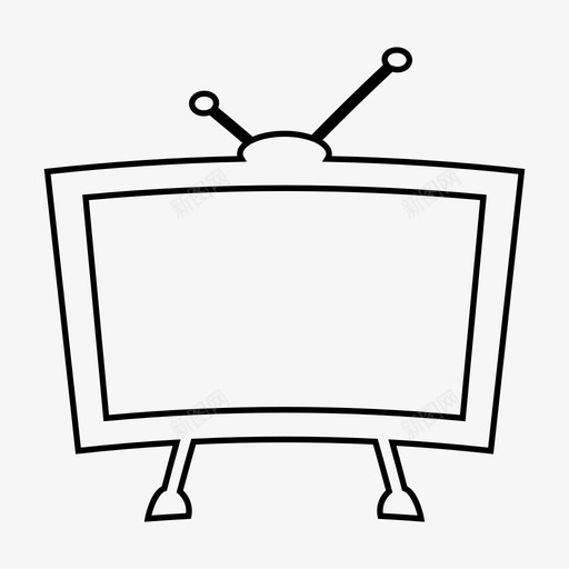 电视监视器手表图标svg_新图网 https://ixintu.com 手表 电视 监视器 看