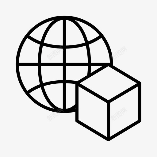国际航运全球货运全球航运图标svg_新图网 https://ixintu.com 世界贸易 全球航运 全球货运 国际航运