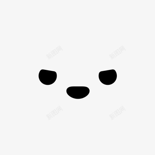 疯狂猫表情图标svg_新图网 https://ixintu.com 情绪 感觉 法国斗牛犬表情线 猫 疯狂 表情