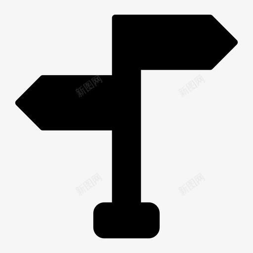 方向路标标杆图标svg_新图网 https://ixintu.com 方向 标杆 路标