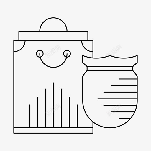 购物保障购物袋物流图标svg_新图网 https://ixintu.com 物流 盾 航运服务 购物保障 购物袋 运输