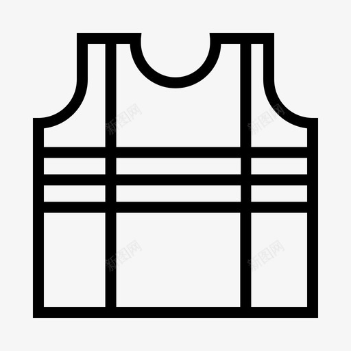 安全背心蓝领工作设备图标svg_新图网 https://ixintu.com 安全背心 工人 工具 蓝领工作 设备