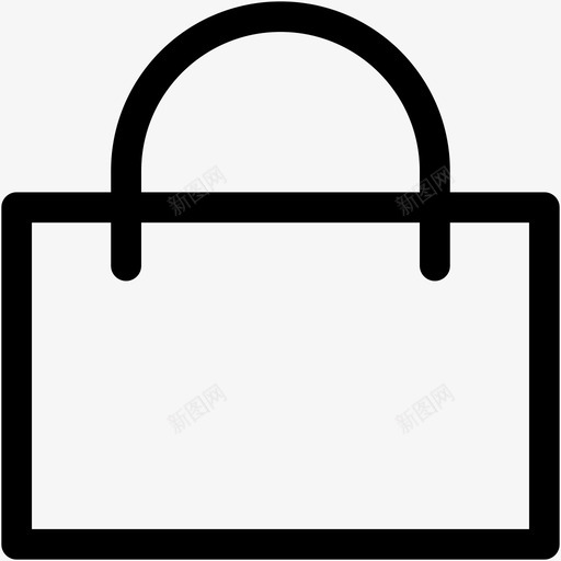 购物袋商场采购图标svg_新图网 https://ixintu.com 商场 商店 购物袋 采购