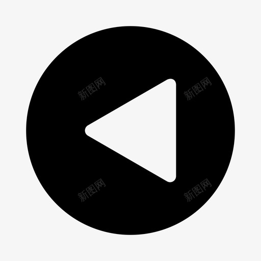 向左圆箭头上一个图标svg_新图网 https://ixintu.com 上一个 向左圆 箭头 箭头关闭