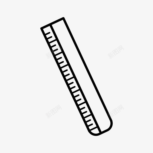 尺子物品学校图标svg_新图网 https://ixintu.com 学校 尺子 工具 物品 返校