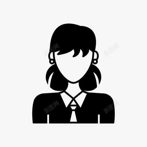 戴耳环的女人阿凡达砰图标svg_新图网 https://ixintu.com 女 戴耳环的女人 砰 阿凡达 阿凡达女人