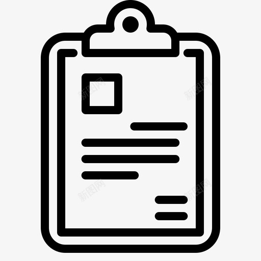 剪贴板列表备忘录图标svg_新图网 https://ixintu.com 列表 剪贴板 备忘录 教育行 注释
