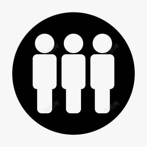 人候选人朋友图标svg_新图网 https://ixintu.com 人 人群 候选人 团体 团队 朋友
