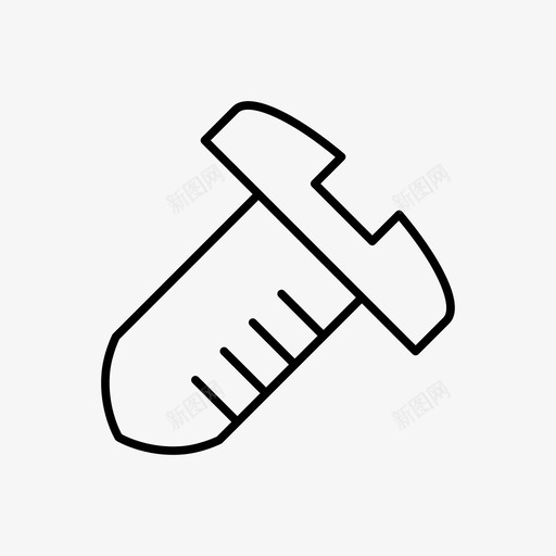 螺钉集合工具图标svg_新图网 https://ixintu.com 工具 螺钉 集合