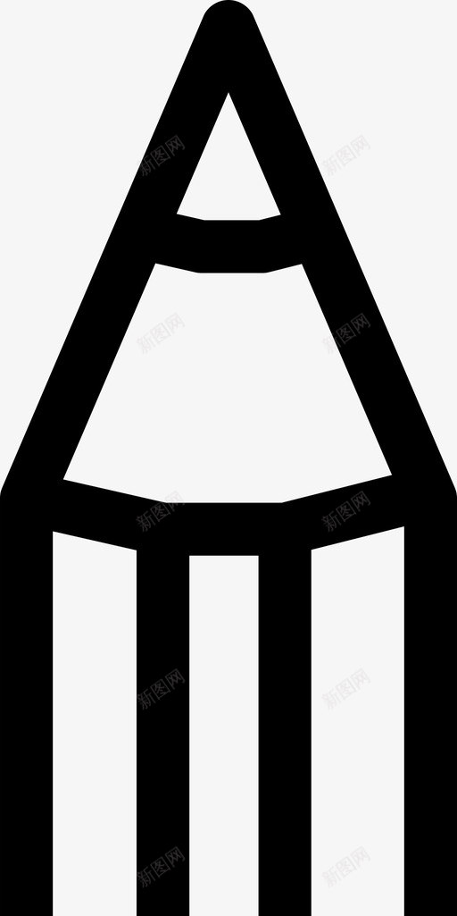 铅笔绘图hb图标svg_新图网 https://ixintu.com hb 文具 绘图 铅 铅笔