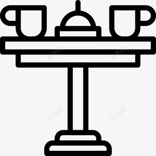 餐桌电器家具图标svg_新图网 https://ixintu.com 客房 家具 家居 电器 装饰家具家居概述 餐桌