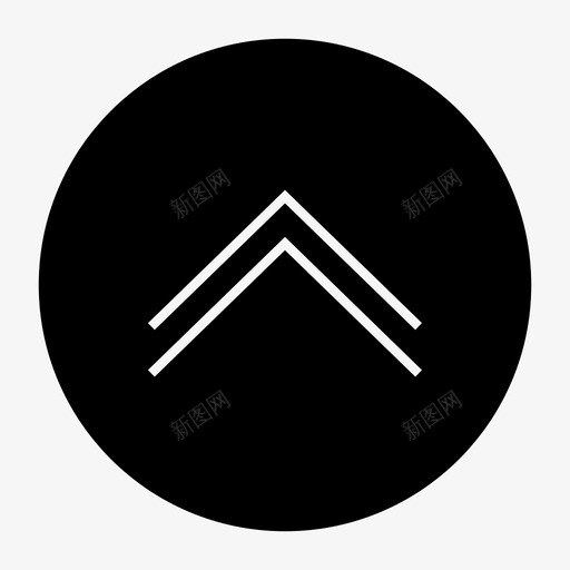 双上箭头向上滚动图标svg_新图网 https://ixintu.com 上传 双上 向上滚动 用户界面 箭头 网站