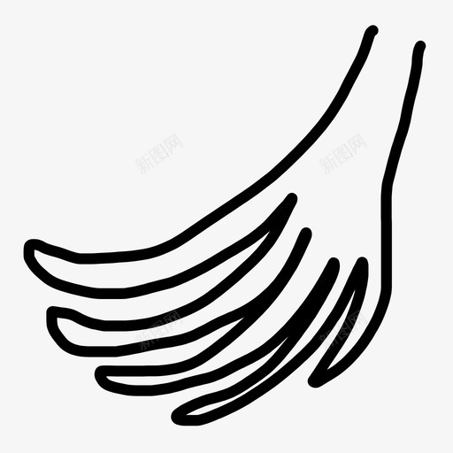 手拉手势挥手图标svg_新图网 https://ixintu.com 手势 手拉 手拉手势 挥手