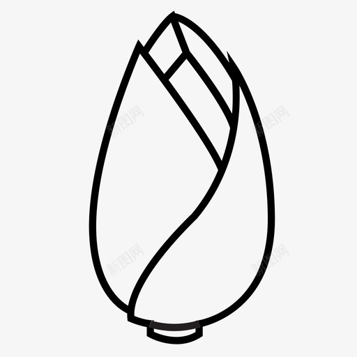 菊苣比利时菊苣蔬菜图标svg_新图网 https://ixintu.com 比利时菊苣 菊苣 蔬菜