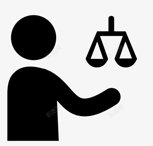 判断被拥有图标svg_新图网 https://ixintu.com 判断 制造 动词 拥有 正义 法律 被