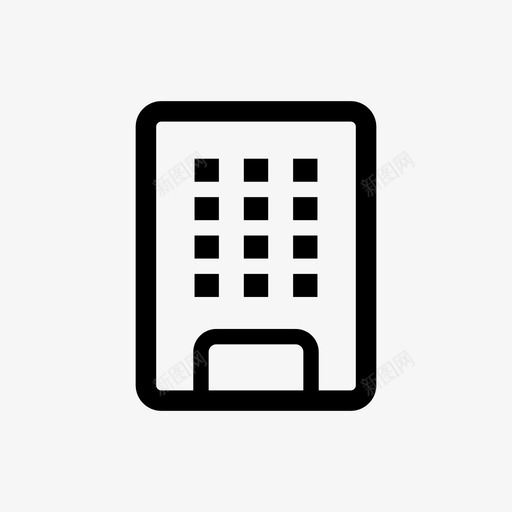 公司大楼办公室图标svg_新图网 https://ixintu.com 公司 办公室 大楼