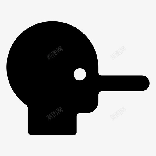 匹诺曹欺骗撒谎图标svg_新图网 https://ixintu.com 匹诺曹 撒谎 欺骗