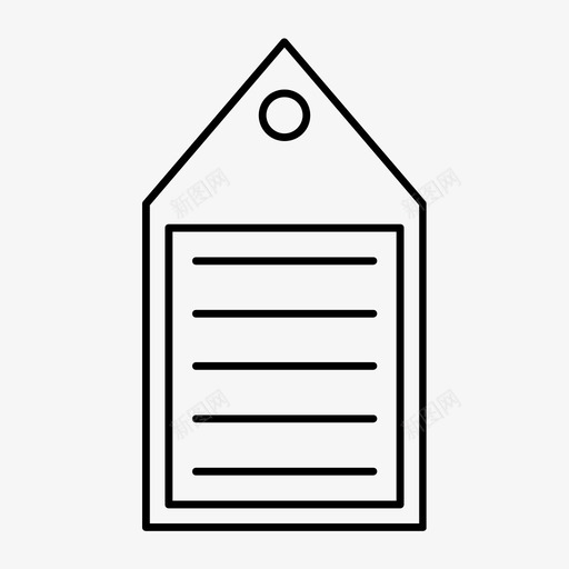 价格标签徽章业务图标svg_新图网 https://ixintu.com 业务 业务和办公线图标 价格标签 徽章 标签