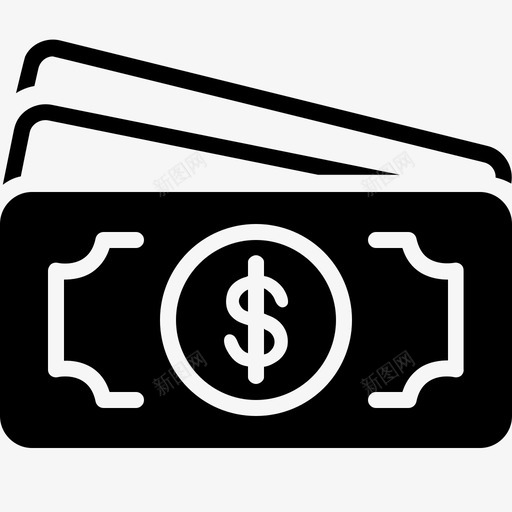 现金货币金钱图标svg_新图网 https://ixintu.com 付款 现金 货币 金钱