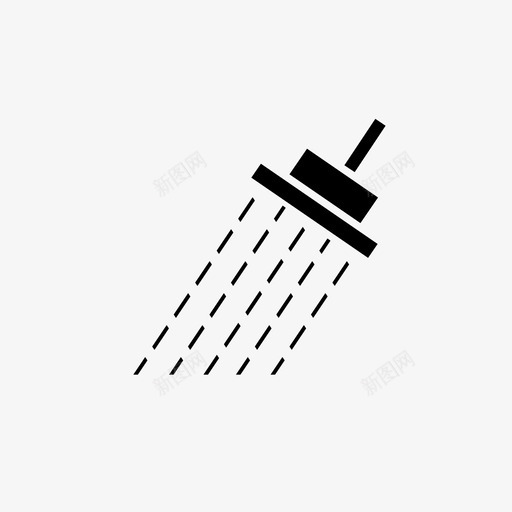 淋浴手洗化妆间图标svg_新图网 https://ixintu.com 化妆间 卫生间 手洗 淋浴