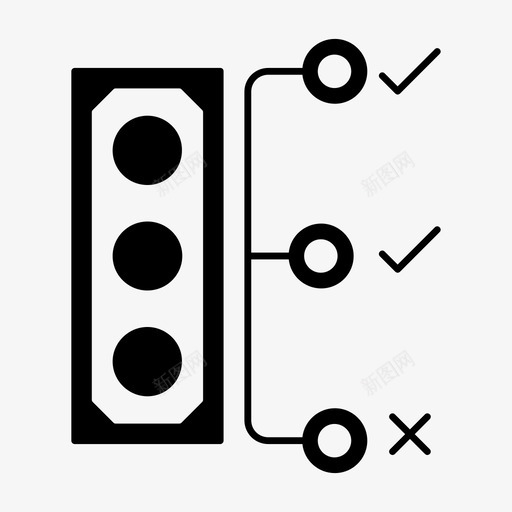 网络业务连接图标svg_新图网 https://ixintu.com 业务 业务和办公室标志符号 对等 网络 连接