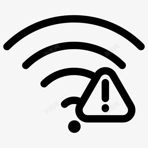 wifi错误错误图标设置svg_新图网 https://ixintu.com wifi错误 错误图标设置