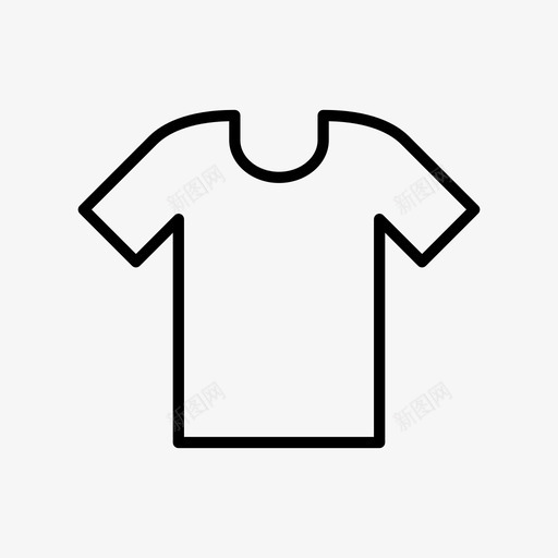衬衫穿图标svg_新图网 https://ixintu.com 穿 衬衫
