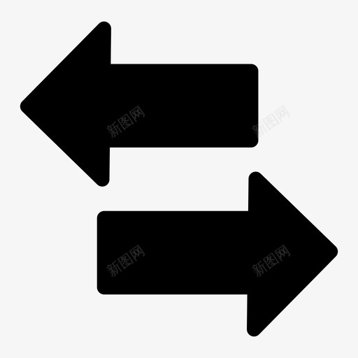 切换更改调整大小图标svg_新图网 https://ixintu.com 交换 切换 更改 水平切换 箭头锁定 调整大小