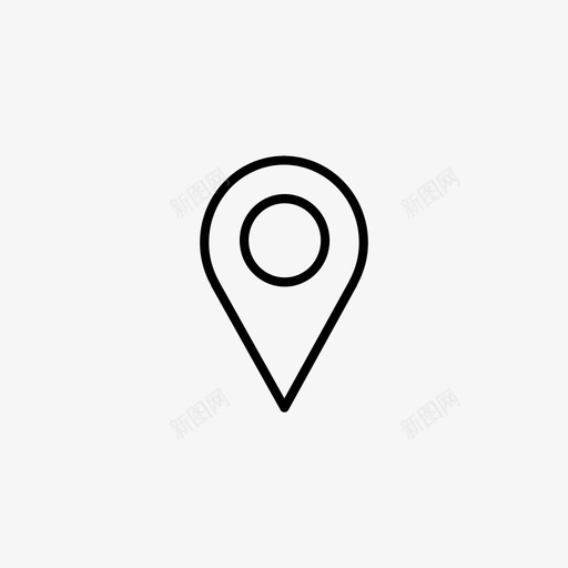 定位点地图定位点占位符图标svg_新图网 https://ixintu.com 占位符 地图定位点 定位点