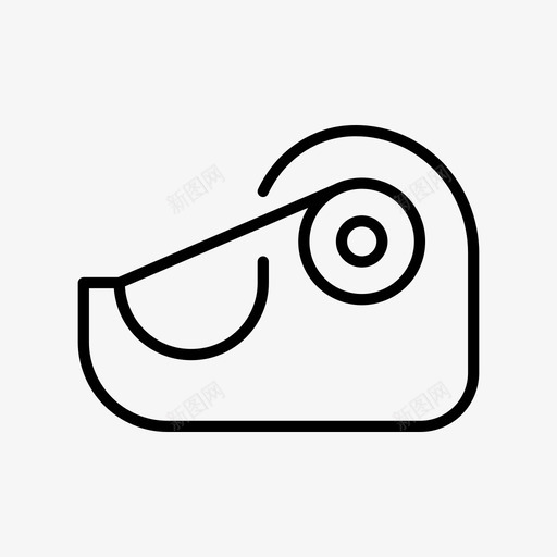透明胶带办公室图标svg_新图网 https://ixintu.com 办公室 透明胶带