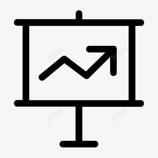 演示文稿黑板演示图表图标svg_新图网 https://ixintu.com 演示图 演示图表 演示文稿 黑板